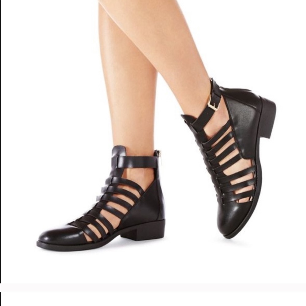 JustFab Harper Cutout Bootie